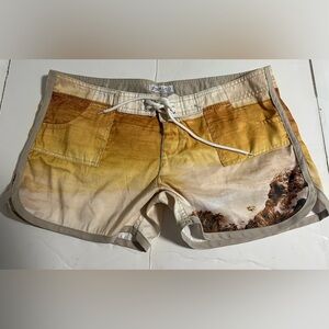 Men’s Swim Shorts Size Large Made In Mexico Artist Series Beach Short Natural So